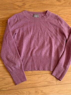 J Crew cropped cashmere sweater